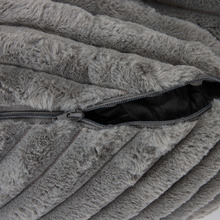 Blanche Faux Fur Compressed Lounge Chair